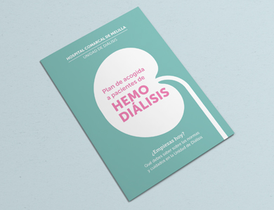 Tríptico sobre tratamiento de hemodiálisis
